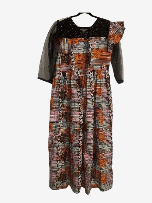 Long gown/Short Sleeve